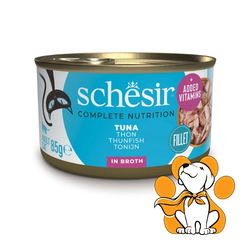 Schesir Cat Tuna in Broth 85g, Vlažna Hrana Za Mačke Na Bazi Tune U Brodetu