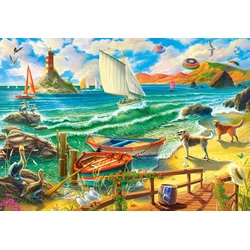 Castorland Puzzle Vikend ob morju 1000 kosov