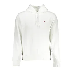 NAPAPIJRI MEN'S WHITE ZIP SWEATSHIRT