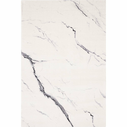 Kremno bela volnena preproga 133x180 cm Marble – Agnella
