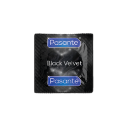 Pasante Black Velvet - crni prezervativi, XL, 1 kom