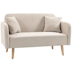 Homestar Dvosed 130x70x80 cm krem