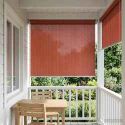 Vanjska roleta 90% blokada UV zraka Terrakota 120 x 230 cm HDPE