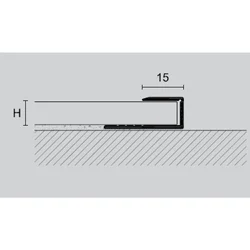 Zaključni profil ADAPT 9 mm