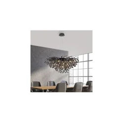 Paul Neuhaus 2192-18 - Luster na sajli ICICLE 10xG9/40W/230V 50x100 cm crna