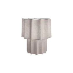 Stona lampa WAVY 1xE27/14W/230V siva