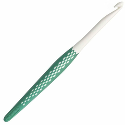 PRYM Crochet Hook For Wool Ergonomics 17cm/7mm Leafgreen
