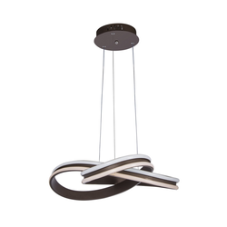 LED prigušiva luster na sajli LED/96W/230V prečnik 54 cm + daljinski upravljač