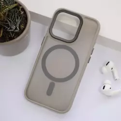 Maska Mag Case Candy Shield za iPhone 16 Pro Max siva