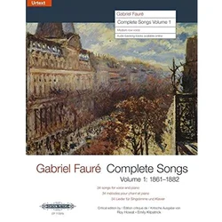 FAURE:COMPLETE SONGS VOL.1 MEDIUM VOICE