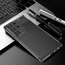 Maska za telefon Carbon Defender za Samsung S25 Ultra/ S938B, Crna