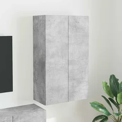 TV zidni ormar Zidne Betonski sivi 59,5 x 31 x 100 cm