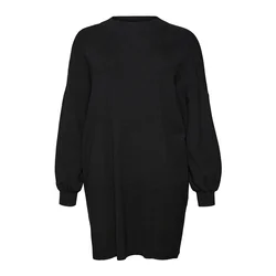 Vero Moda Curve Pletena obleka VMCNANCY črna