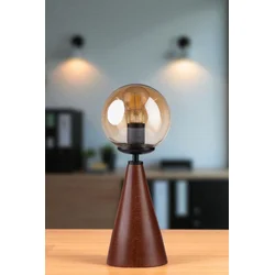Opviq Stona lampa Juno, Braon-zlatne boje
