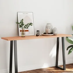 Stolna ploča svjetlosmeđa 160x40x(2-4) cm obrađena hrastovina