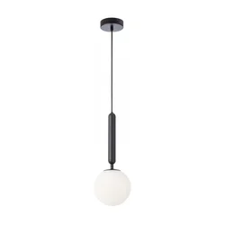 Redo 01-3131 - Luster na sajli HAIKU 1xE14/28W/230V O 15 cm crna