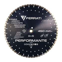 Performante 450 mm diamantno rezilo