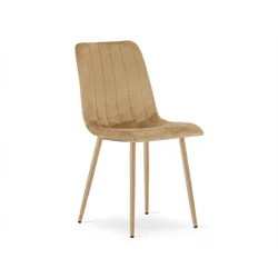 Bež žametni stol LAVA CAMEL BEIGE
