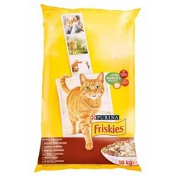 FRISKIES Cat Meso, Piletina i povrće 10kg
