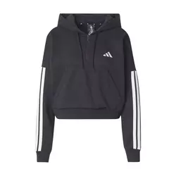 Adidas Ženski duks sa kapuljačom W 3S Ft Qz Hd JN1956, Crni