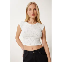 Happiness Istanbul Ženska bluza Mx00194, Krem