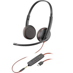 Poly Blackwire C3225 Stereo USB-C Headset (Bulk) 80S04A6