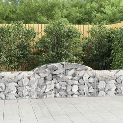 Lučne gabionske košare 12 kom 300x30x60/80 cm pocinčano željezo