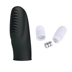 Adam i Eva Mini vibrator za prst, Crni