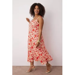 Trendyol Curve Ženska haljina Tbbss25Ah00228, Roze