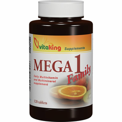 VITA KING vitamini MEGA-1 FAMILY (120 kap.)