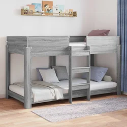 Krevet na kat za djecu Siva Sonoma 80 x 200 cm