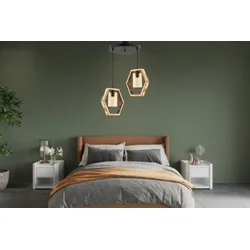 OPVIQ Luster Hexagon Double B Glass