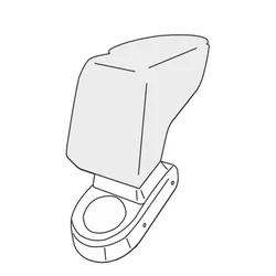 Armrest Peugeot 207 2006-2014 (adapter only)
