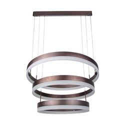 Prigušiva LED luster na sajli LED/86W/230V 3000K braon