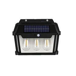 Solarna lampa za dvorište u obliku sijalice 3 sijalice