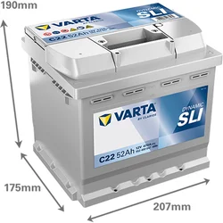 VARTA Akumulator za automobile 12V052D BLUE