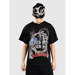 Ninth Hall Maxxed Out Boxy T-Shirt vintage black