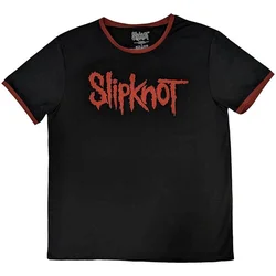 Slipknot Logo (Back Print Ringer) Black M Majica