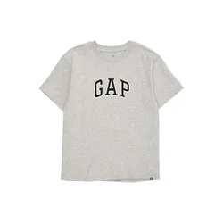 GAP Majica siva / črna / bela