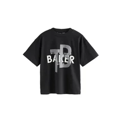 Baker by Ted Baker Majica siva/črna/bela