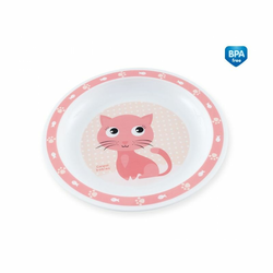 Okrugla plastična zdjela Canpol - Mačka