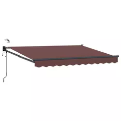 Električna retraktabilna tenda Smeđa 3 x 2,5 m