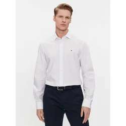 Tommy Hilfiger Srajca MW0MW34018 Bela Regular Fit