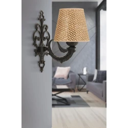 Opviq Zidna lampa Lily Hazeran, 15x10x13cm, IP20, Bež-crna