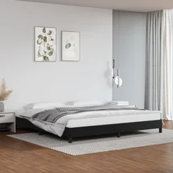 Okvir za krevet crni 200x200 cm od umjetne kože