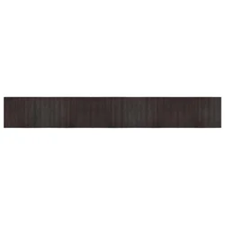 Vidaxl Preproga pravokotna temno rjava 70x500 cm bambus