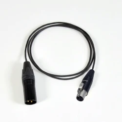 Canare Mini XLR (F-samec)/XLR (M-samec) avdio kabel - 0,5 m