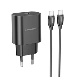 COMICELL Punjač Superior CO-DC24 Fast PD 25W 3A Type C na Type C/ crna