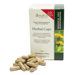 AMAIVA prehransko dopolnilo Herbal Caps, 60 kapsul
