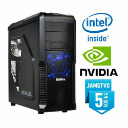 Računalo INSTAR Gamer Profundis Pro GT, Intel Core i5-7500 up to 3.80GHz, 8GB DDR4, 120GB SSD  1TB HDD, Nvidia GeForce GTX1050Ti 4GB DDR5, DVD-RW, 5 god jamstvo 